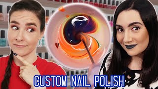 Making Custom Nail Polish Colors feat Simply Nailogical [upl. by Aylatan239]