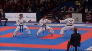 Team Kata  Bunkai GOJUSHIHO SHO by France National Team  21st WKF World Karate Championships [upl. by Icak195]