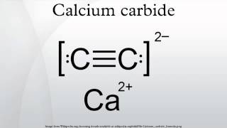 Calcium carbide [upl. by Nnylidnarb]