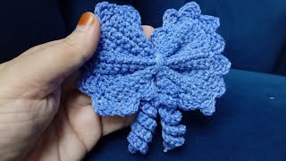 How to Crochet a Bow  Crochet Bow Tutorial For Beginners [upl. by Essilem]