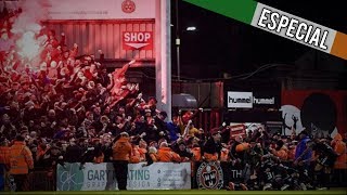 Torcidas no derby irlandês  Bohemians x Shamrock Rovers 160218 [upl. by Lennox965]