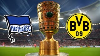 Hertha BSC vs Borussia Dortmund 🏆 20042016 🏆 DFBPokal 201516 Halbfinale  FIFA 16 [upl. by Kus502]