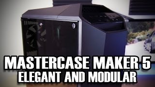 Cooler Master Mastercase Maker 5 with Tempered Glass panel [upl. by Adnyleb960]