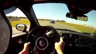 2014 Fiat 500C Abarth  TRACK TEST [upl. by Berkshire122]