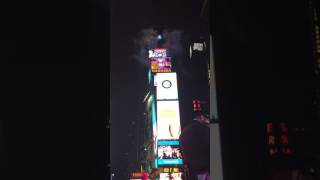 2017 NY Times Square countdown ball drop [upl. by Eejan]