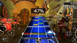 GAMEPLAY ROCK BAND UNPLUGGED for PPSSPP Android  Afterlife EXPERT Guitar Only [upl. by Edmea]