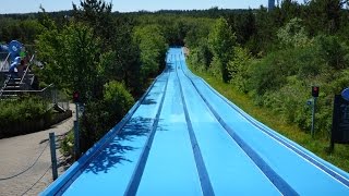 Mat Racer MattenRutsche quotSurfhillquot  Breitrutsche  Fårup Sommerland Aquapark [upl. by Korwun]