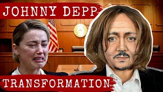 JOHNNY DEPP MAKEUP TRIALS TRANSFORMATION [upl. by Ahcilef]