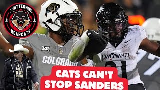 Cincinnati Bearcats Cant Keep Up With Colorado And Coach Prime In 3423 Big 12 Loss [upl. by Aeynod]