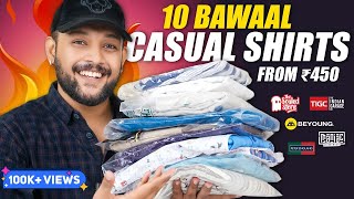 10 Best Budget Casual Shirts for Men From 500 🔥 Amazon Men Shirt Haul 2024  ONE CHANCE [upl. by Netsirt]