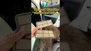 Tata punch ac air filter remove very hard work 😓 big problem [upl. by Meingoldas]