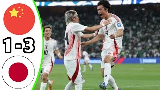 China vs Japan 13 Result World Cup Asia AFC Qualifications 2026 Breaking News [upl. by Koenraad]