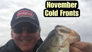 Fullproof Method For Catching Bass Before And After November Cold Fronts… [upl. by Claudelle338]