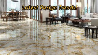 Latest Floor Tiles Design 2024  Ceramic Floor Tiles Colours  Interior design flooring ideas [upl. by Calderon]