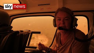 Flying through Australias bushfires [upl. by Coveney]