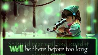 Bastion  Build that Wall Zias Theme with Lyrics [upl. by Ardeth]