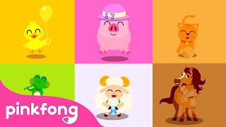 Farm Animal Color Song  Farm Animals Songs  Pinkfong Songs for Kids [upl. by Ahto]