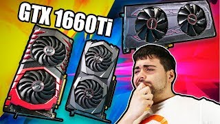 GTX 1660Ti VS RX VEGA 56 VS GTX 1070 ¿Que tarjeta gráfica es mejor [upl. by Neyr]