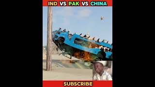 IND vs Pak😡 vs China unbelievable cars challenge accepted shorts beamngdrive BeamngShorts [upl. by Sparks]