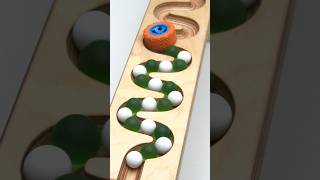 Marble Run ASMR HABA Wave Slope Indian Loading Truck shorts marblerun [upl. by Aelegna367]