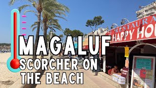 MAGALUF BEACH BURNING Mallorca August 2024 [upl. by Terena]