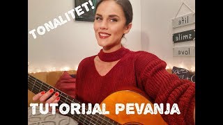 Tutorijal pevanja  Tonalitet Kako ne falsirati  Katarina Kovacevic [upl. by Vadim]