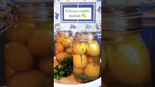 Recette simple et rapide citrons confits [upl. by Agiaf]