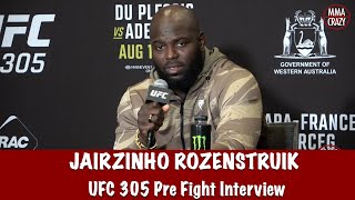 Jairzinho Rozenstruik wants a Brutal Crazy Highlight KO over Tai Tuivasa at UFC 305 [upl. by Ahsauqram]