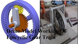 How Epicyclic Sun And Planet Gear Box train Works [upl. by Airat973]