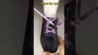 How to tie a Shoelace with Style  Cute and Creative way to Tie a Shoelace tknot shoelacetiestyle [upl. by Sigler]