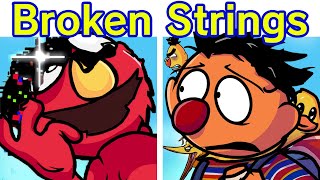 Friday Night Funkin VS BROKEN STRINGS  Sesame Street Glitch  TANTRUM Learn With Pibby x FNF Mod [upl. by Barnabe]