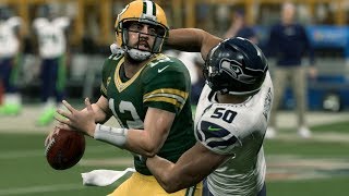 NFL Sunday 112 Green Bay Packers vs Seattle Seahawks Full Game  2020 NFL Playoffs Madden [upl. by Mooney]