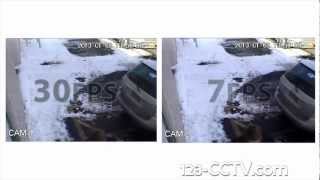 7fps vs 30fpsRealtime  123CCTV [upl. by Felton]