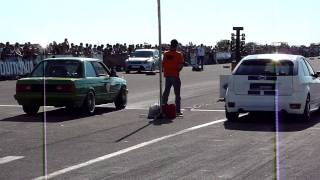 BMW E30 bimoto EV vs focus st [upl. by Anaila407]