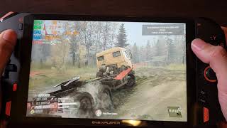 OneXPlayer 1S 1195G7  MudRunner  1200P [upl. by Amory644]