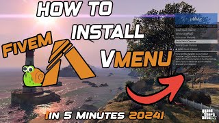 How to install vMenu into a Fivem server in less than 5 Minutes 2024  FREE  FAST  EASY [upl. by Lyreb140]