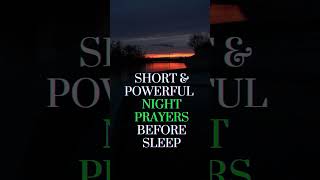 night prayers before sleep short powerful night prayer you can declare before going to bed [upl. by Ronyar]