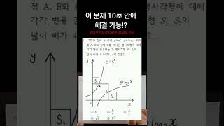 지수로그함수 비율관계를 안다면 10초안에 풀어야 하는 문제  수능 수학의 기본 태도 수능 재수 수능특강 [upl. by Neom]