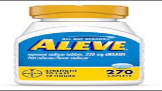 Aleve naproxen is a nonsteroidal anti inflammatory drug works by reducing hormones [upl. by Swetiana907]