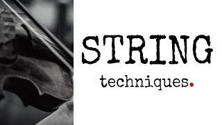 String Techniques amp Articulations with Demonstrations  String Orchestration [upl. by Aroc]