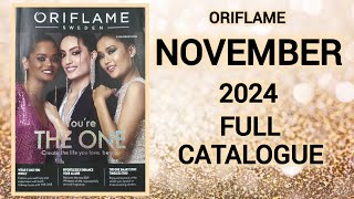 Oriflame November 2024 full catalogue [upl. by Lucille]