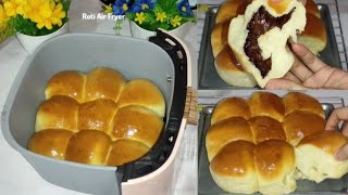 Roti Air Fryer  Cara Membuat Roti Sobek Coklat Menggunakan Air Fryer [upl. by Avehs]