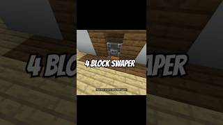 4 Block Swaper Minecraft Build Hack Part 11 minecraftshorts minecraft minecraftbuildhacks [upl. by Pavyer]