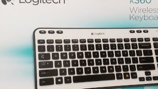 Unboxing Logitech k360 Wireless Keyboard [upl. by Travers]