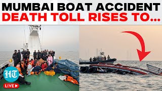 Mumbai Boat Accident LIVE News  13 Dead 101 Rescued After Navy Speed Boat Rams Into Ferry [upl. by Sirahs907]