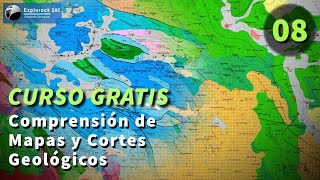 Curso Gratuito de Geología HD 1080p Comprensión de Mapas y Cortes Geológicos 832 I Explorock [upl. by Alphonso]