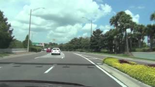 A Drive Through Orlando International Airport With Music [upl. by Aretha]