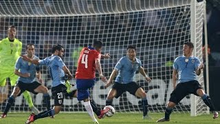 Chile 1  0 Uruguay  Cuartos de Final  Copa América 2015 [upl. by Burney]