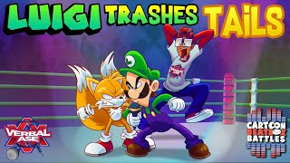 Luigi Trashes Tails  Cartoon Beatbox Battles [upl. by Ronal137]