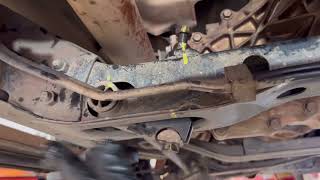 Nissan Navarra D22 torsion bat remove [upl. by Hayimas]